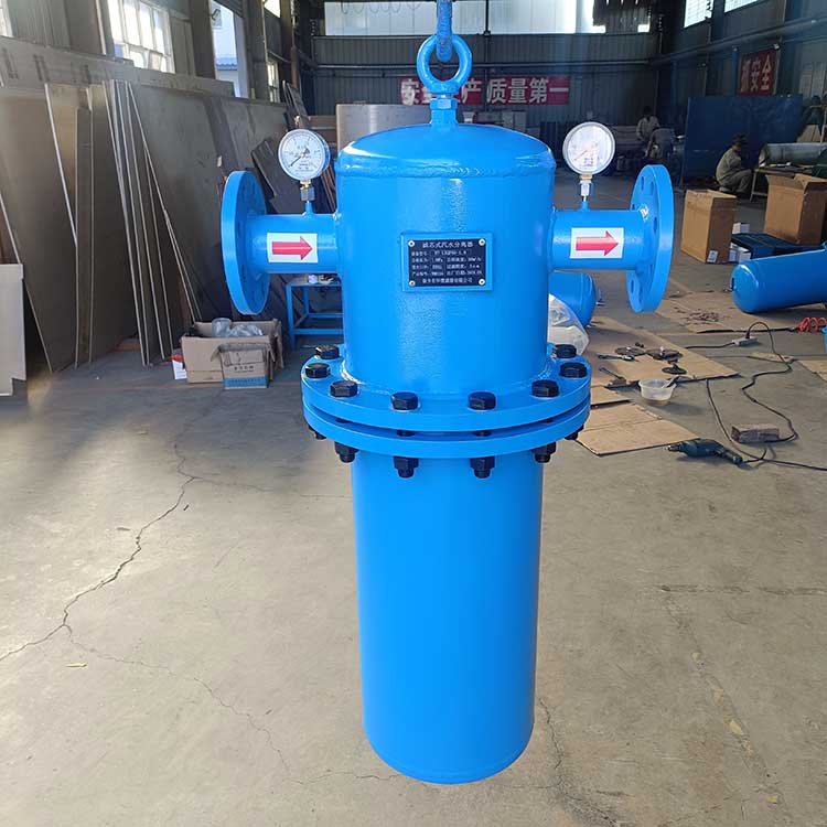 華豫生產(chǎn)供應DN65濾芯式汽水分離器 可更換濾芯